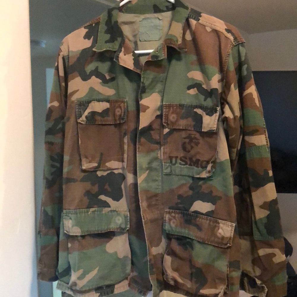 Original US Marines utility jacket.  USMC
